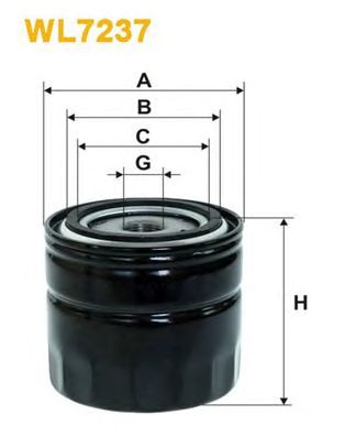WIX FILTERS wl7237 -  Масляный фильтр